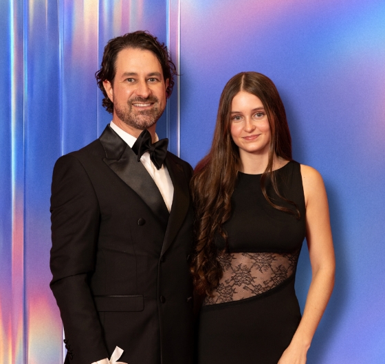 Pierre-Étienne Simard et sa fille Elle